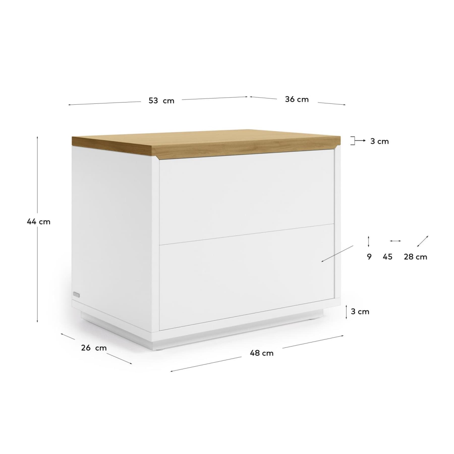 Manova Heritage Selwyn Bedside Table - image 3