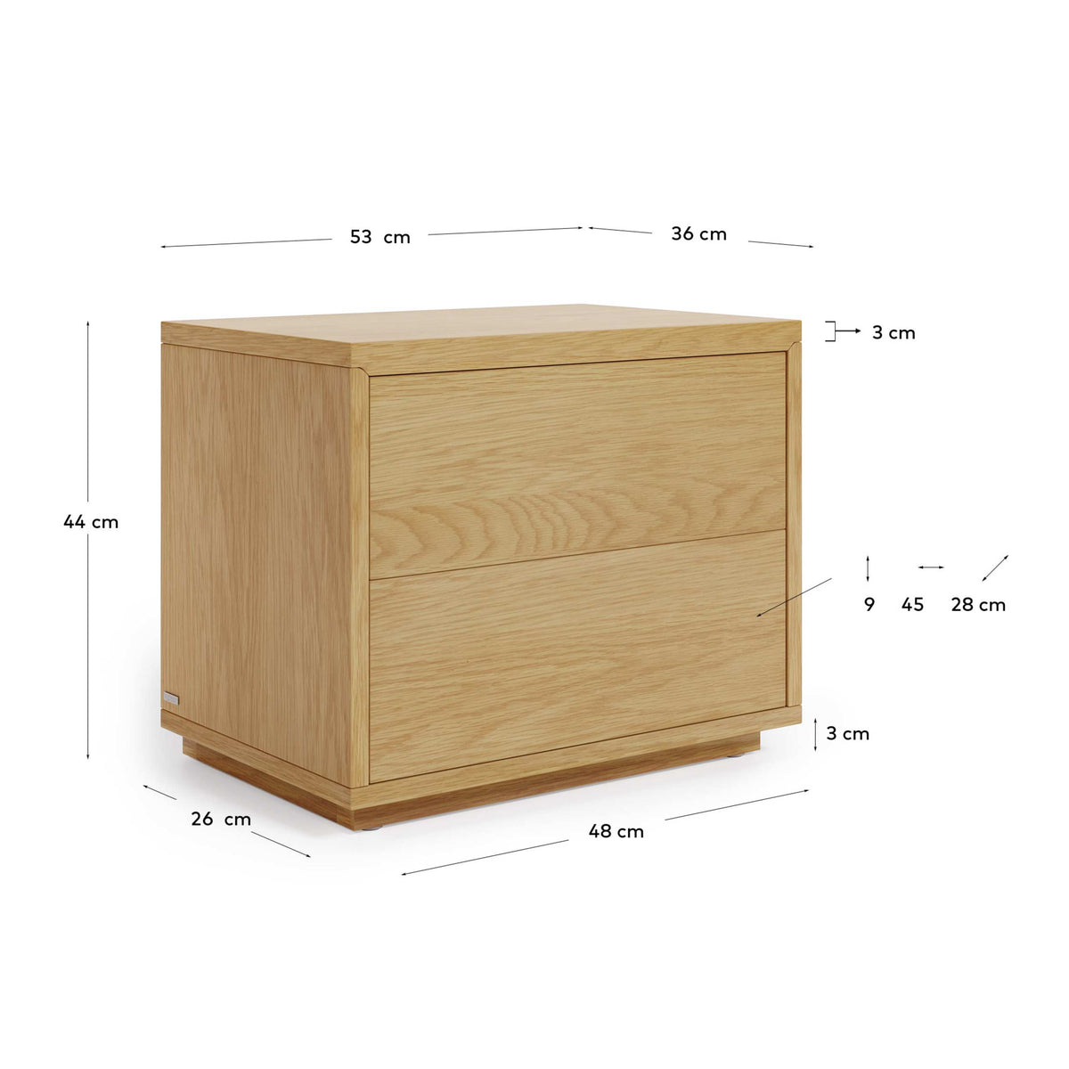 Abilen Bedside Table