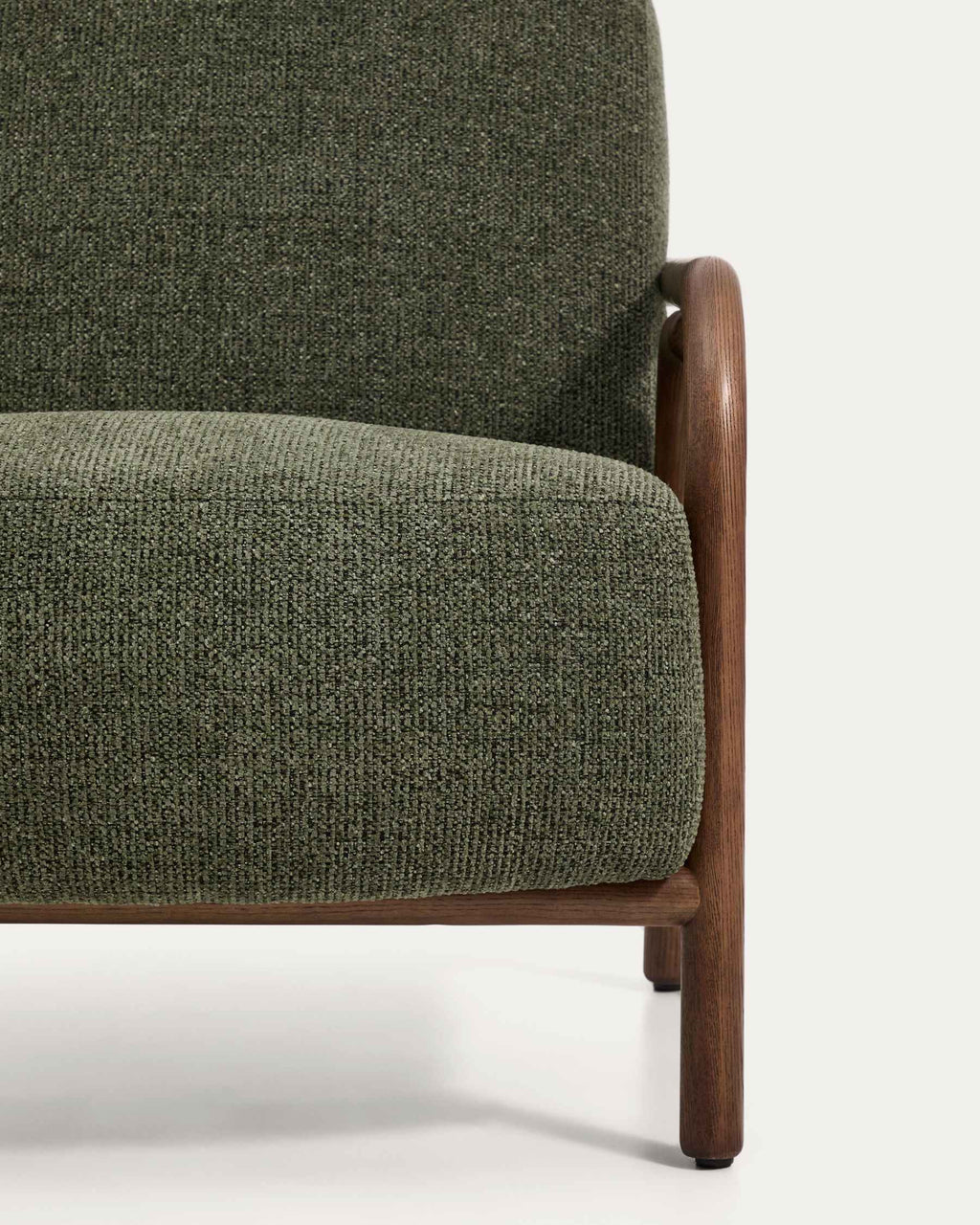 Sylo armchair in dark green