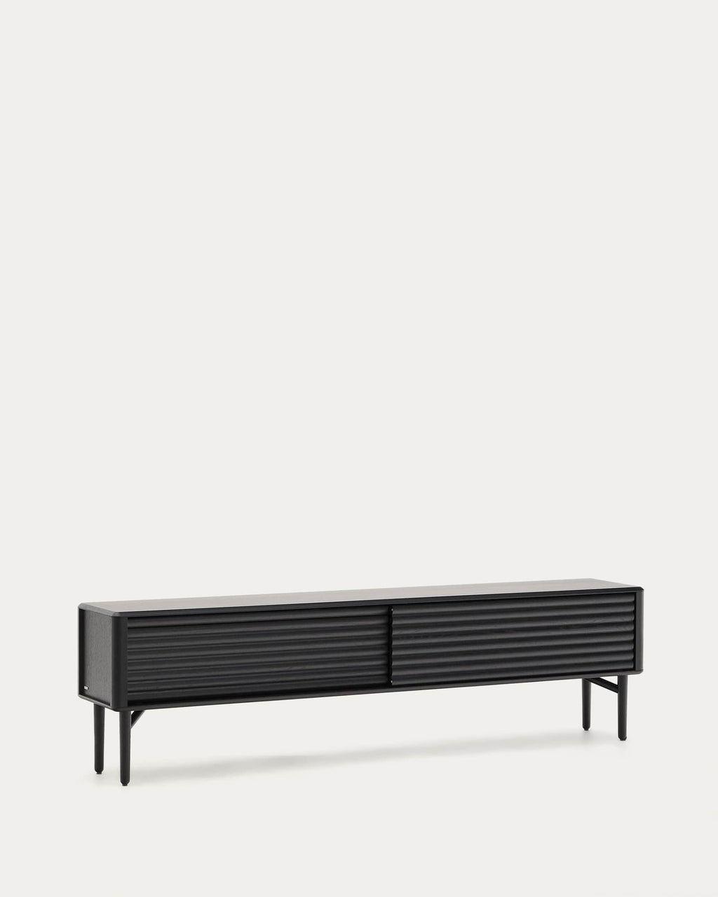 Lenon TV cabinet, 2 doors in solid wood