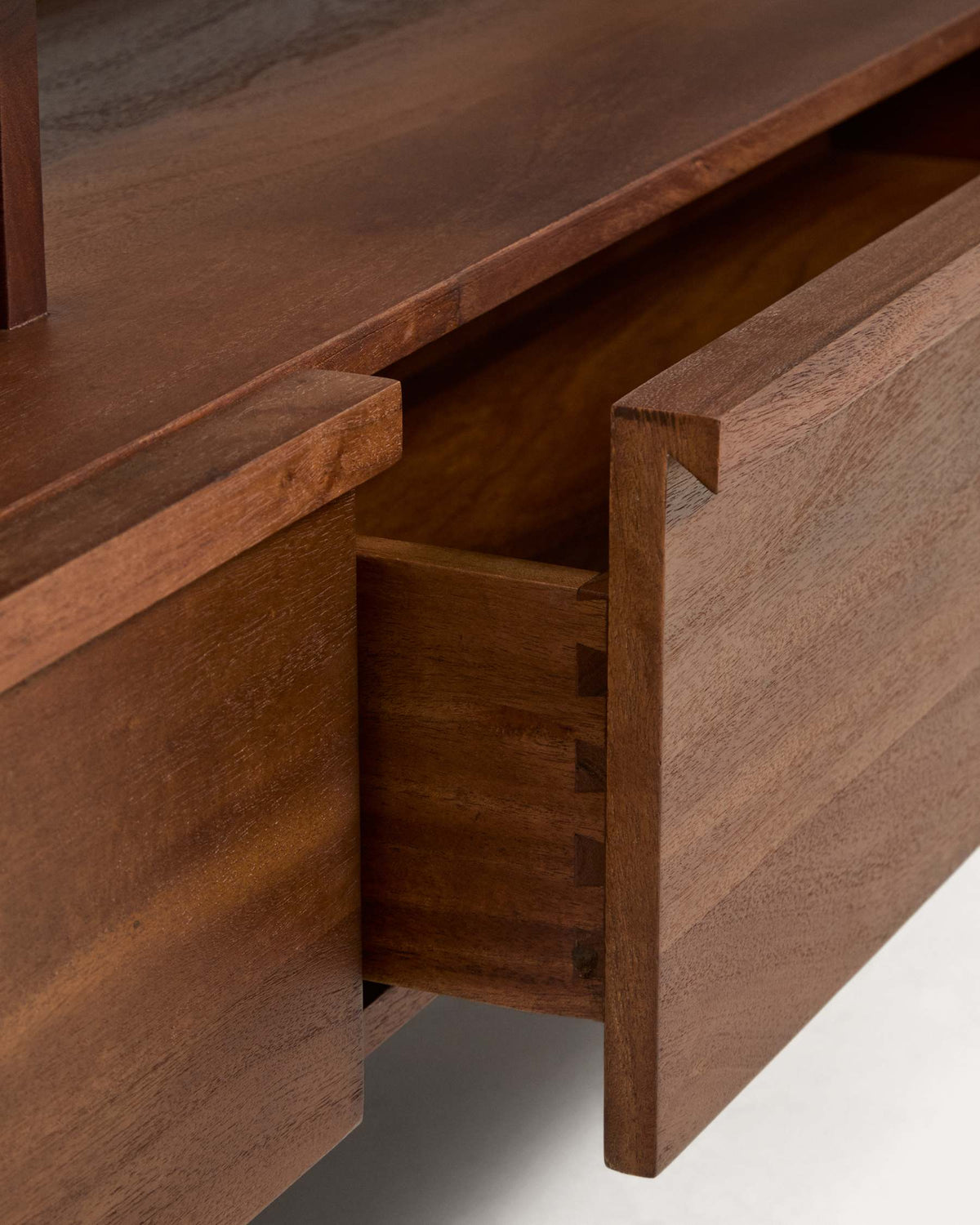 Norani TV stand in solid acacia wood