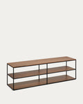 Yoana TV stand with a walnut veneer