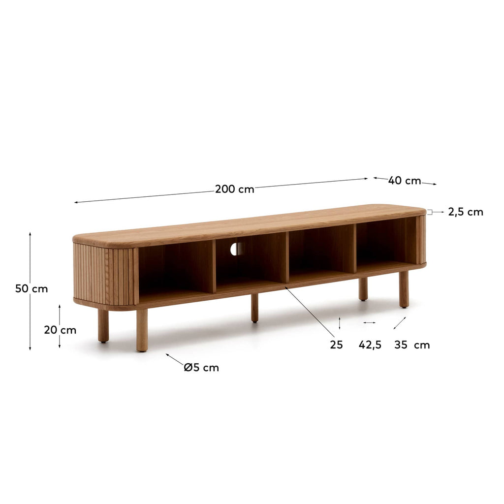 Mailen 2 door TV stand