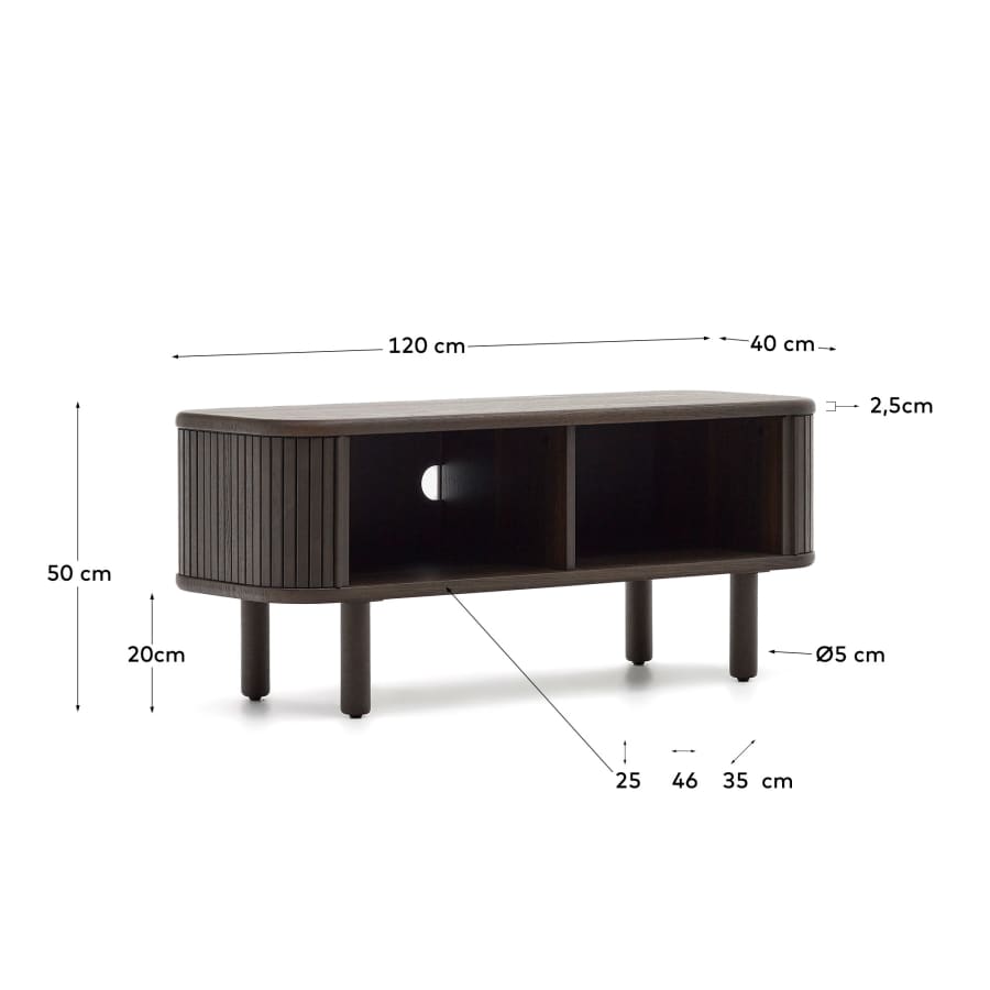 Mailen 2-Door TV Stand