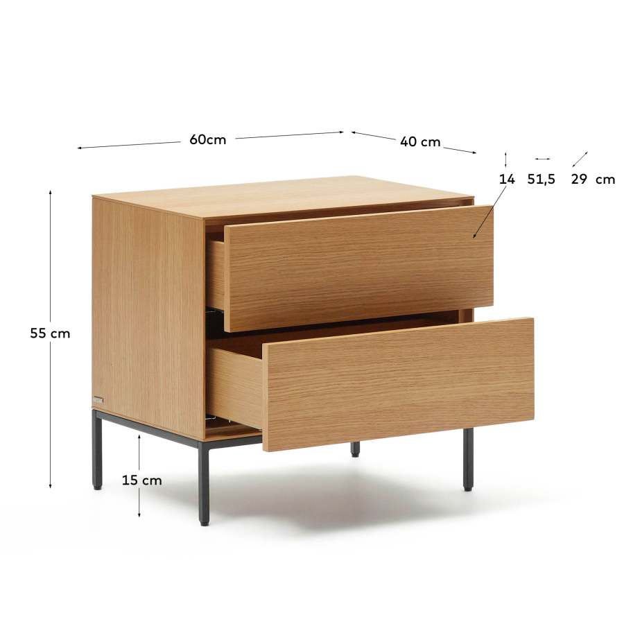 Ashholm Bedside Table