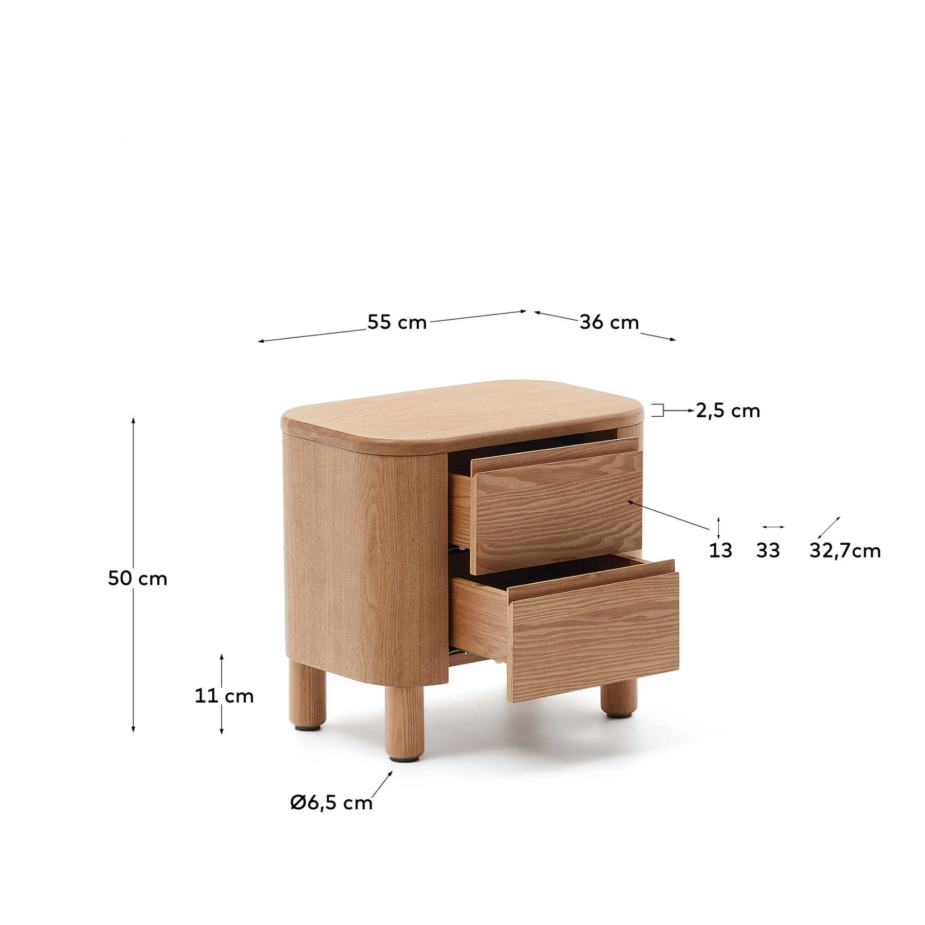Manova Heritage Calder Bedside Table - image 5