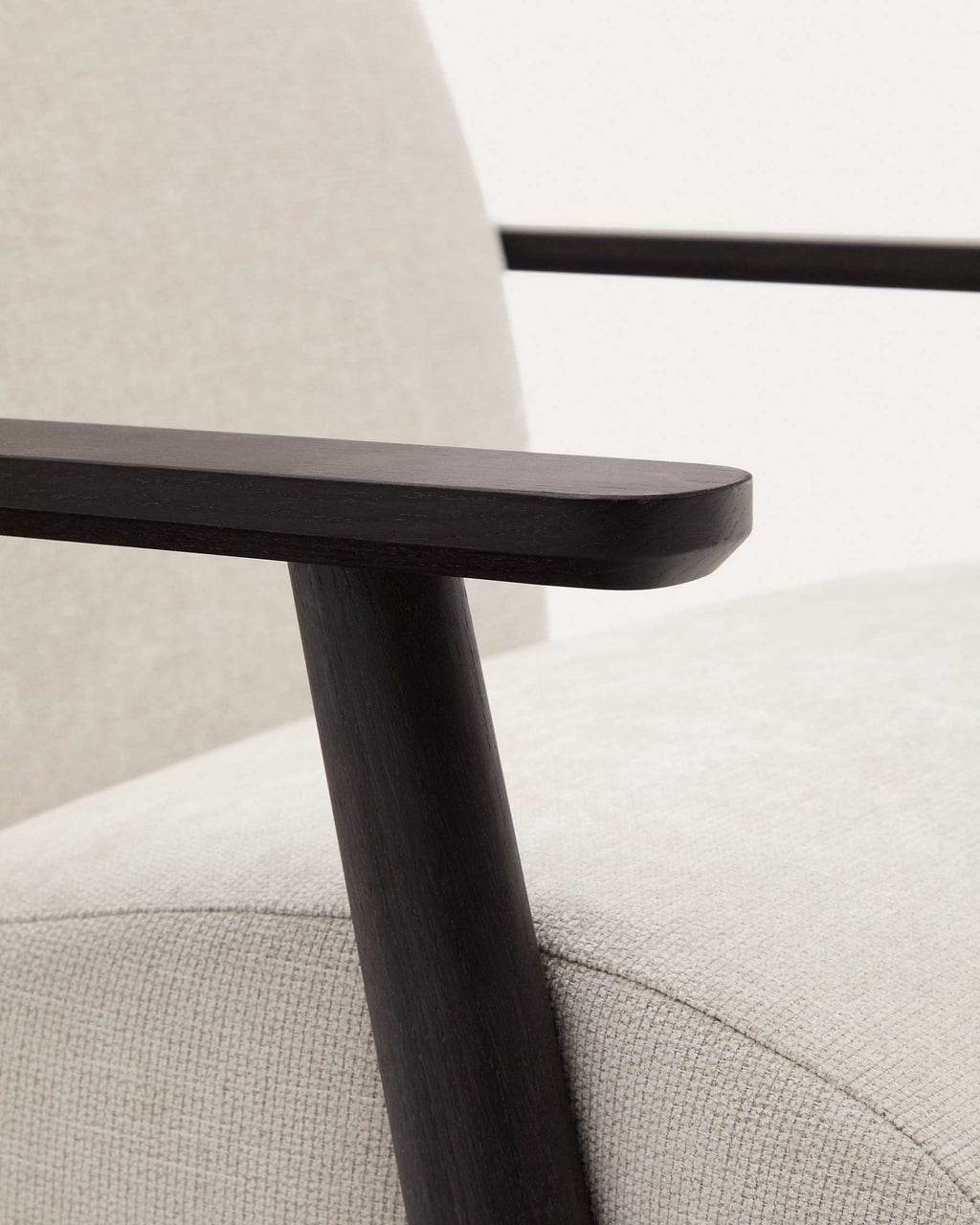 Meghan armchair in pearl chenille