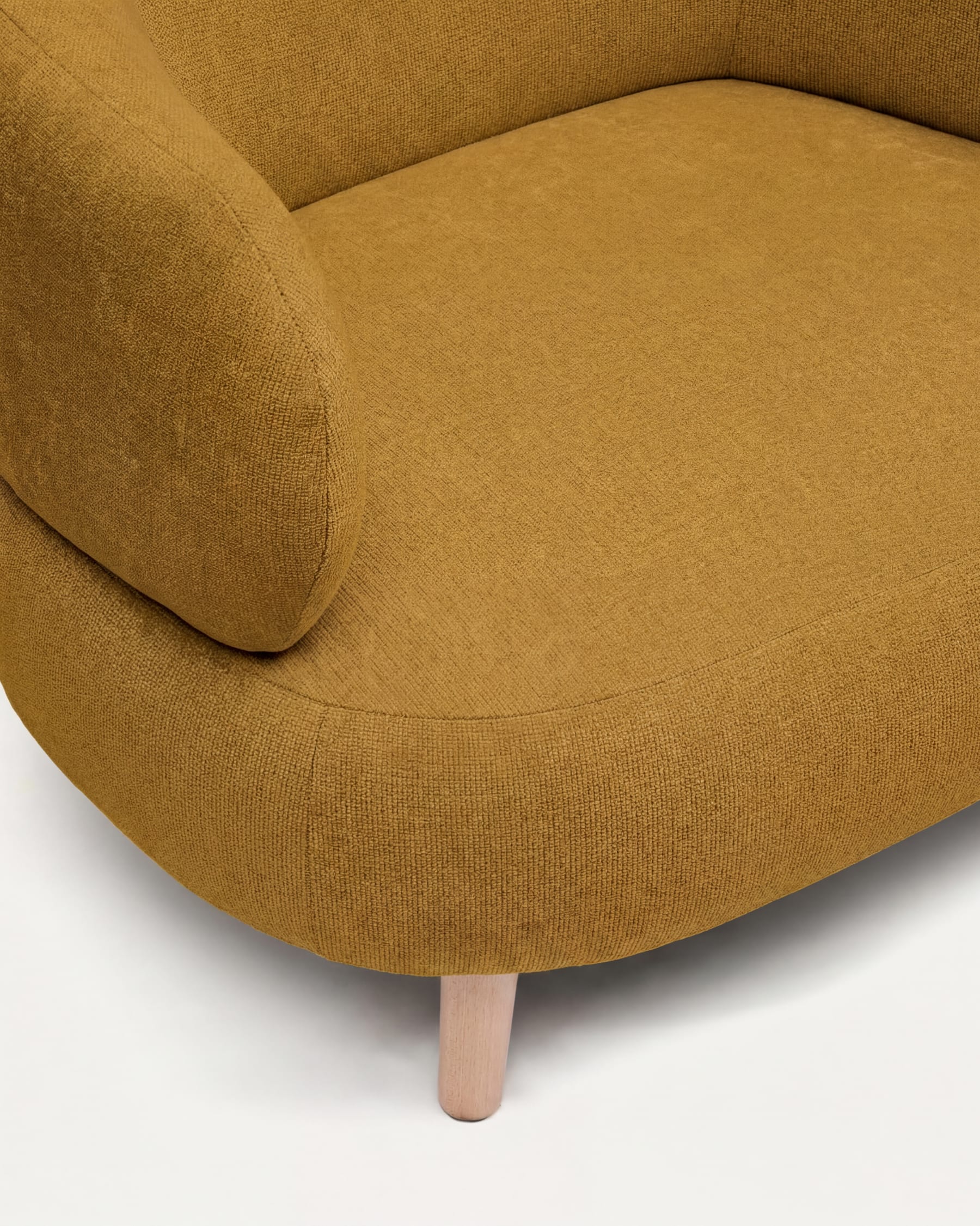 Luisa mustard armchair