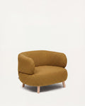 Luisa mustard armchair
