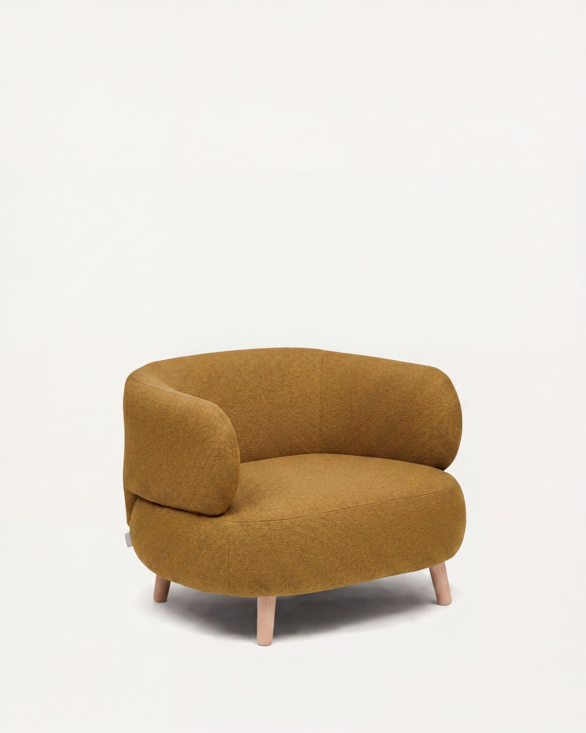 Luisa mustard armchair