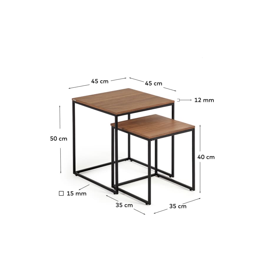 Yoana Set of 2 Nesting Side Tables