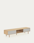 Anielle solid ash & ash veneer TV stand