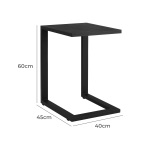 Aluminium C Shape Outdoor Side Table-manovaheritage-2