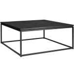 Torsion Oak Square Coffee Table-manovaheritage