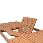 Wood Outdoor Extendable Dining Table