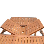 Wood Outdoor Extendable Dining Table