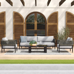 Scotia4PieceOutdoorConversationSetinBlackAluminumandRopewithLightGrayFabricCushions.jpg