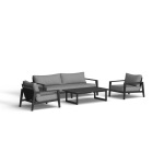 Trosclair4PieceOutdoorSeatingSetinBlackAluminumwithDarkGrayCushions.jpg