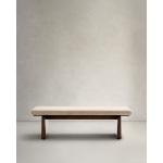 Topaz bench in beige