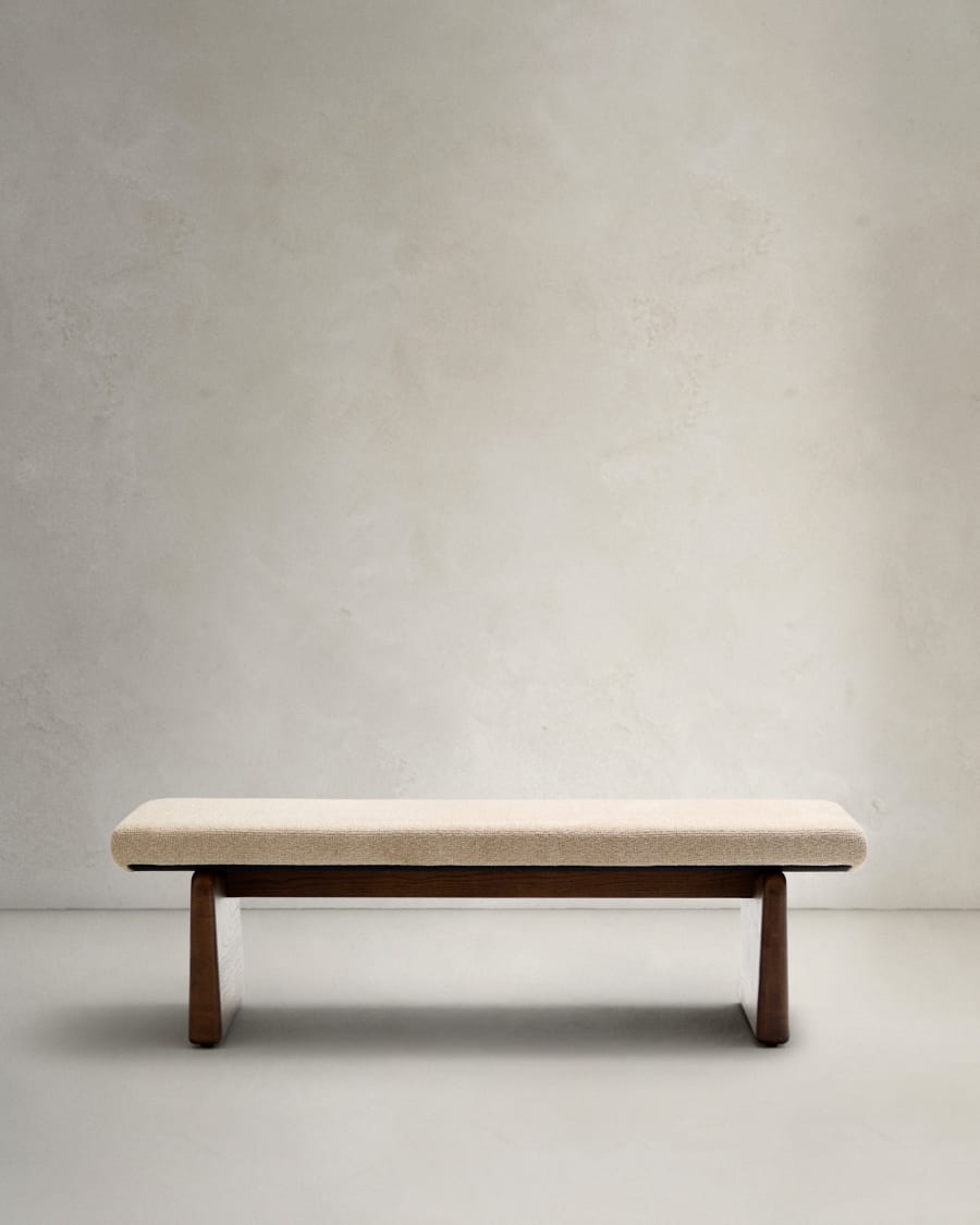 Topaz bench in beige