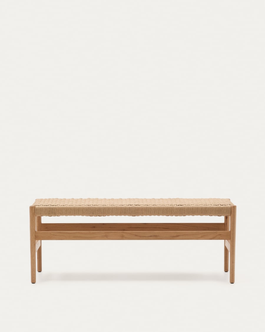 Zaide bench made of solid oak