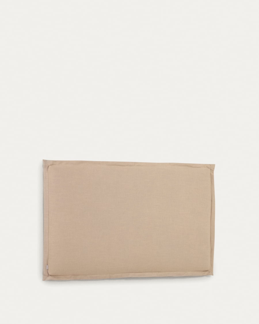 Tanit headboard with beige linen removable cover
