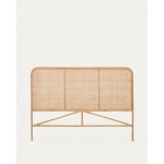Quiterie rattan headboard with a natural