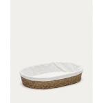 Tossa large natural fiber basket