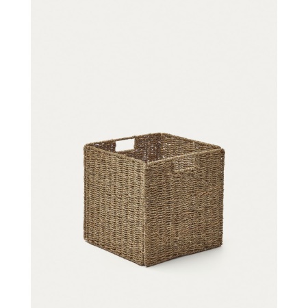 Tossa natural fiber folding box, 32 x 33 cm