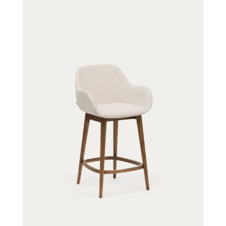 Konna stool in beige and solid