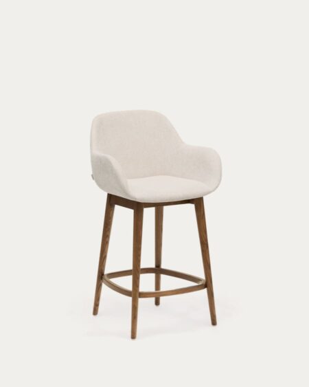 Konna stool in beige and solid