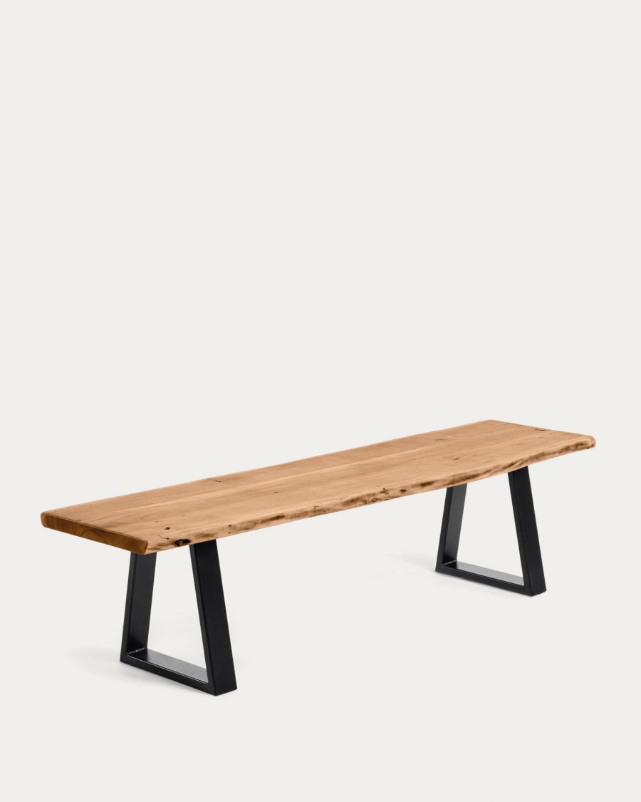 Alaia bench in solid acacia wood