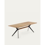Amethyst oak veneer table