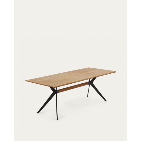 Amethyst oak veneer table
