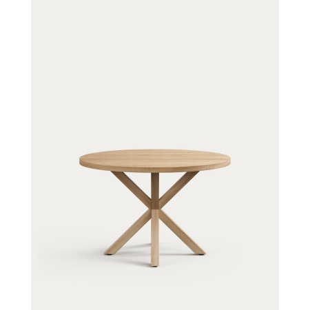 Argo round, wood-effect,