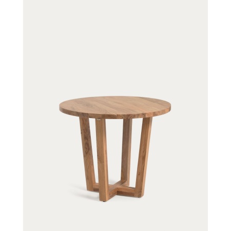 Nahla round table made from solid acacia wood