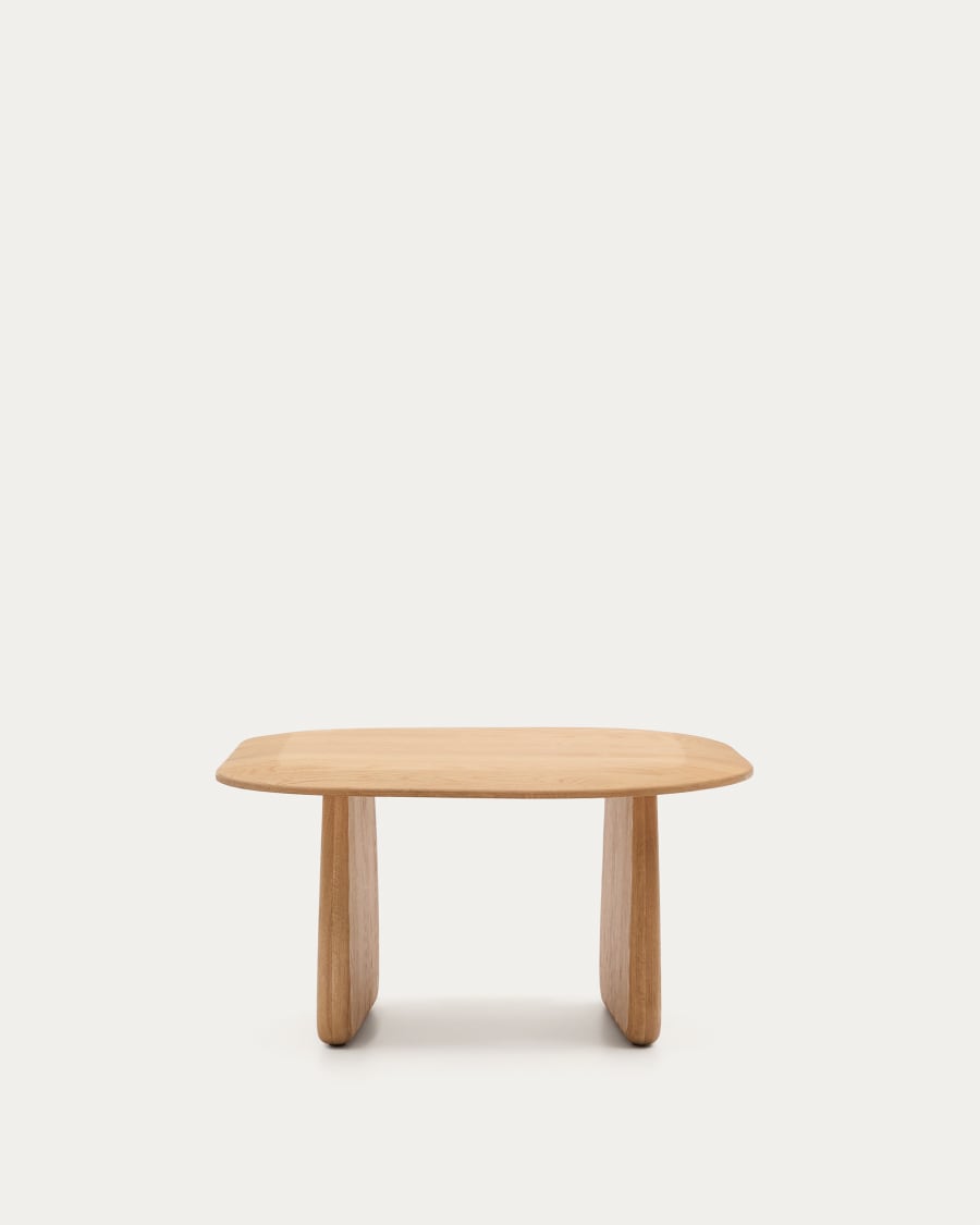 Pirita side table made from solid oak wood in a natural finish,