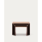 Litto set of 3 walnut