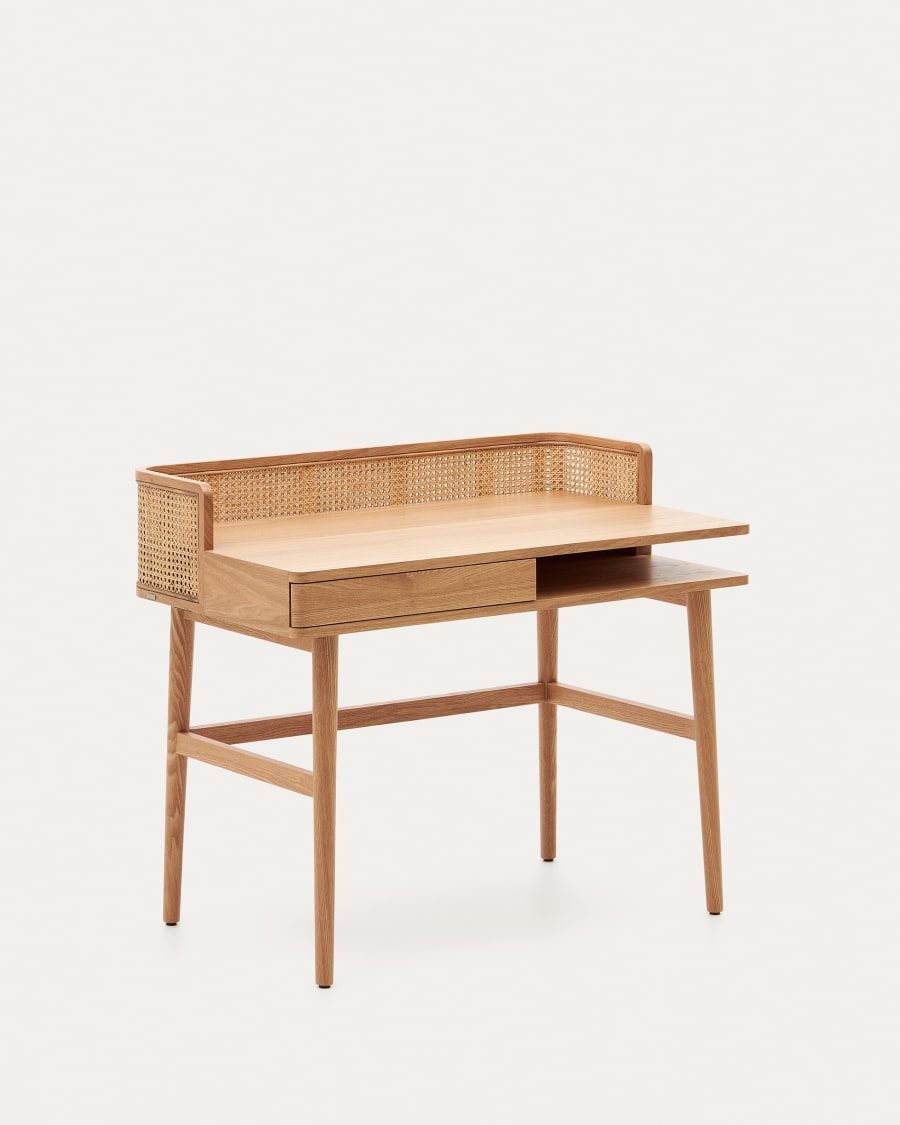 Araxi table in veneer,