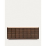Onix sideboard with a walnut veneer in a dark finish,