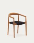 Ydalia stackable outdoor chair in solid teak wood