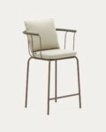 Salguer stackable stool in cord and steel