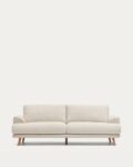 Karin beige 3-seater sofa