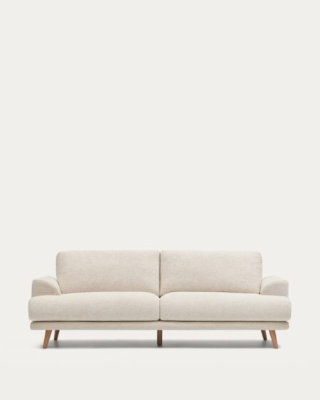 Karin beige 3-seater sofa
