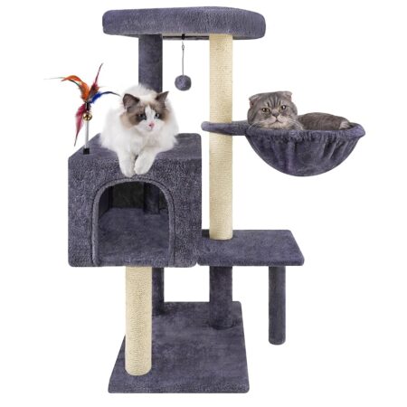 Cat Tree has Scratching Toy