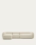 Martina ecru chenille 4-seater