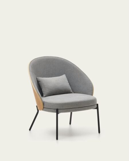 Eamy light grey armchair
