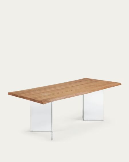 Lotty oak veneer table